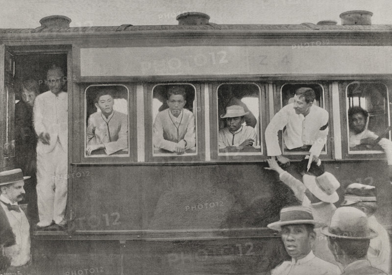 Submission of the main leaders of the Philippine uprising (Philippine Revolution, Philippines, 1898. Creator: Unknown.