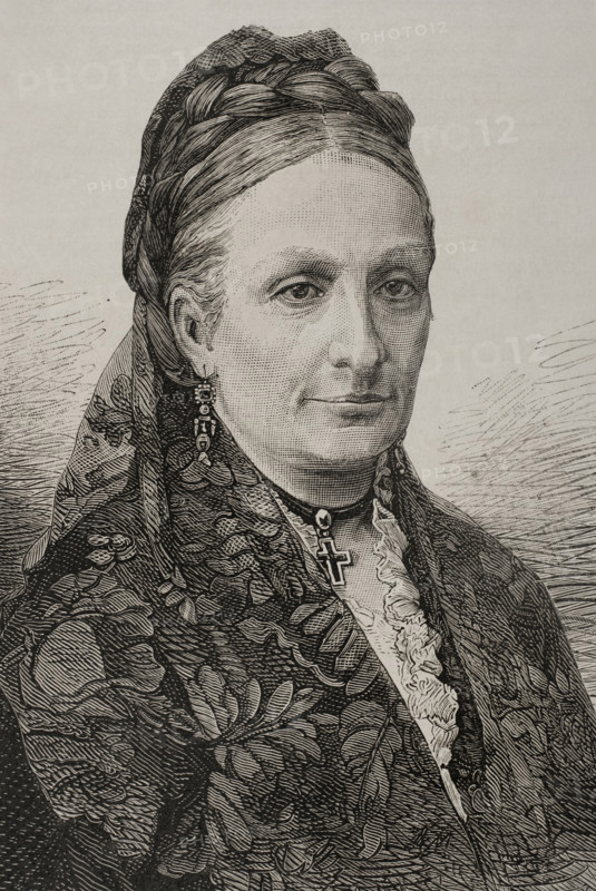 Infanta María Luisa Fernanda of Spain (1832-1897), Infanta of Spain, Duchess of Montpensier, 1878. Creator: Unknown.