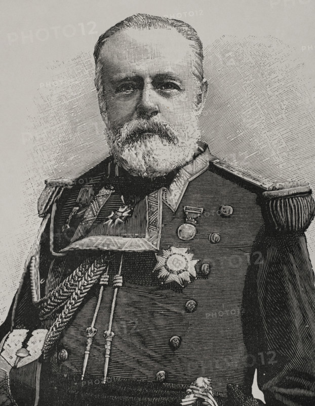 Pascual Cervera y Topete (1839-1909), Spanish admiral, 1898. Creator: Unknown.