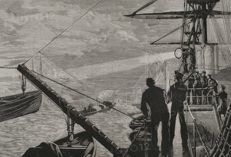 Russo-Turkish War (1877-1878): In the Dardanelles or Strait of Gallipoli, 1878.  Creator: Unknown.