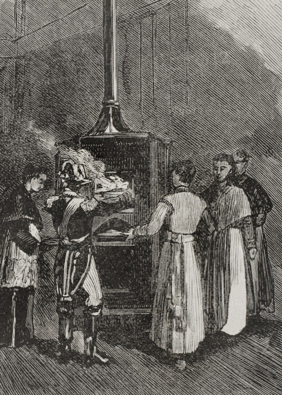 The conclave for the election of Pope Leo XIII, Rome, 1878.  Creator: Unknown.