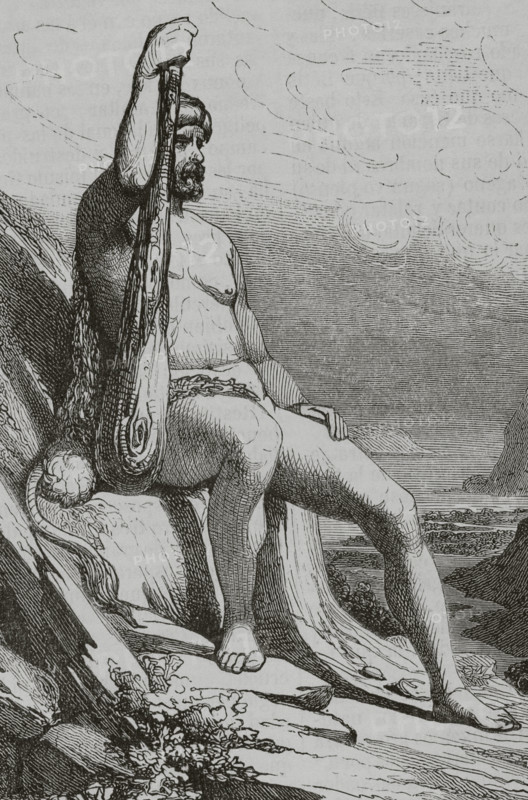 Hercules or Heracles - hero of classical mythology, 1852.  Creator: Unknown.