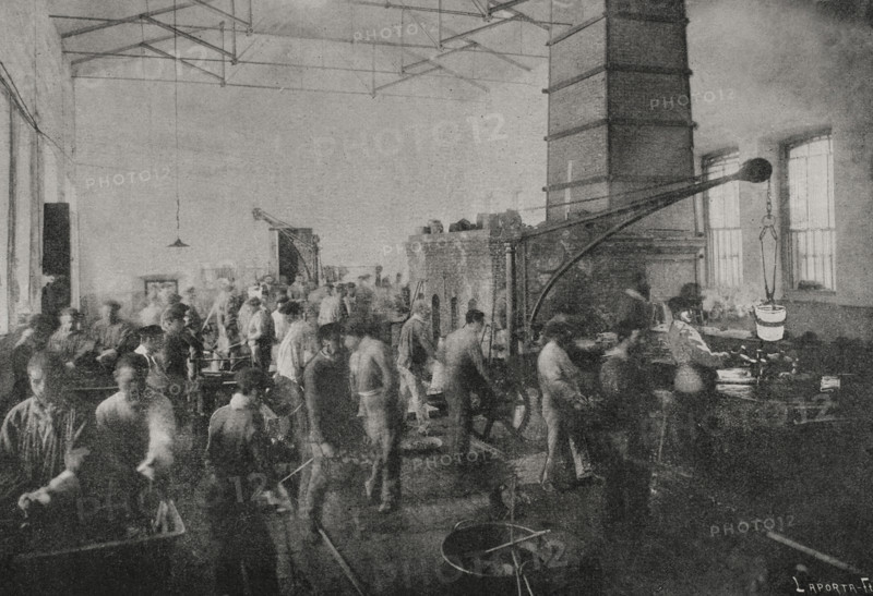 The Fábrica Nacional de Moneda y Timbre, Madrid, Spain, 1898.  Creator: Enrique Laporta Valor.