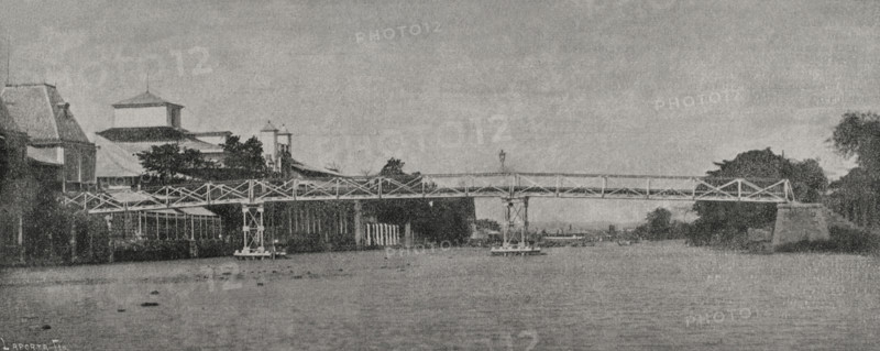 Misericordia Bridge (Bridge of Mercy), Malabón, Philippines, 1898. Creator: Enrique Laporta Valor.