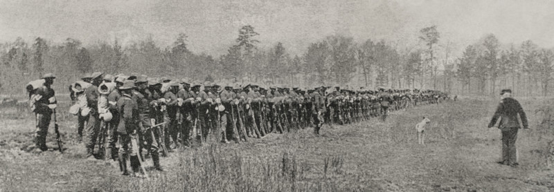 Spanish-American War (1898): reconcentration of American troops, 1898.  Creator: Unknown.