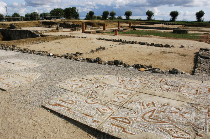 Roman ruins of Villa Cardillio, Environs of Torres Novas, Portugal, 1st-4th centuries (2008).  Creator: Unknown.