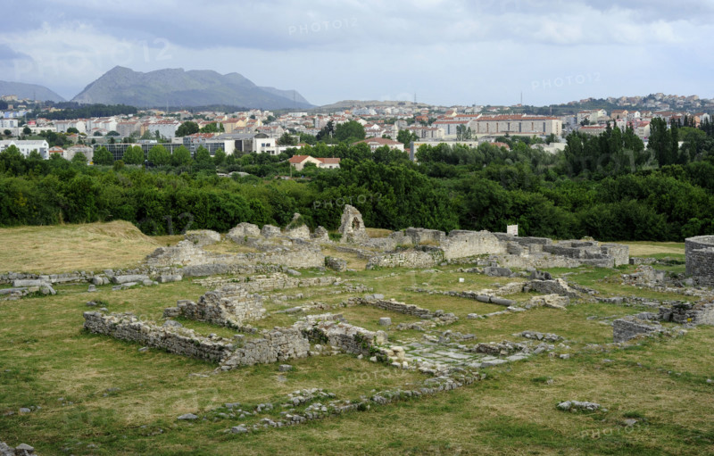 Ruins of the Episcopal Centre, ancient city of Salona, Solin, Croatia, 2018. Creator: Unknown.