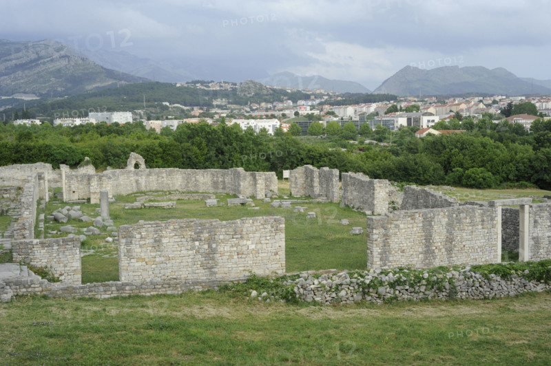 Ruins of the Episcopal Centre, ancient city of Salona, Solin, Croatia, 2018. Creator: Unknown.