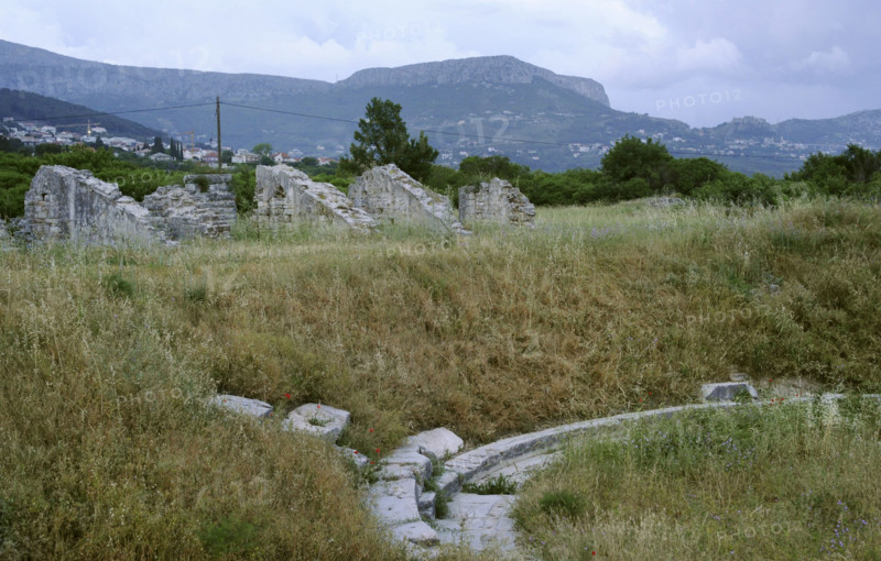 Archaeological ruins, ancient city of Salona, Solin, Coatia, 2018.  Creator: Unknown.