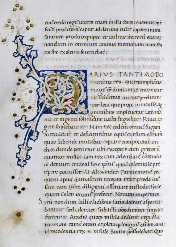 Historiae Alexandri Magni Macedonis (Stories of Alexander the Great of Macedonia), 1466 (2000).  Creator: Unknown.