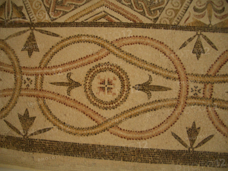 Mosaic, El Jem Museum, El Djem, Tunisia, 2009. Creator: Amanda Waite.