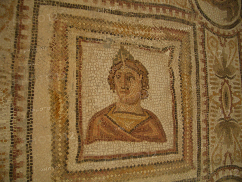Mosaic, El Jem Museum, El Djem, Tunisia, 2009. Creator: Amanda Waite.