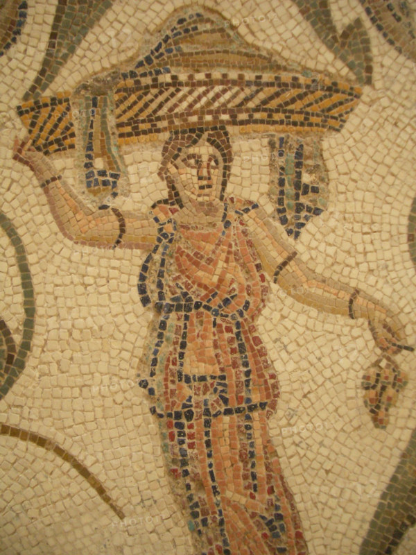 Mosaic, El Jem Museum, El Djem, Tunisia, 2009. Creator: Amanda Waite.