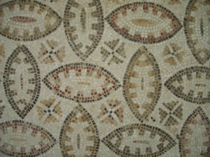 Mosaic, El Jem Museum, El Djem, Tunisia, 2009. Creator: Amanda Waite.