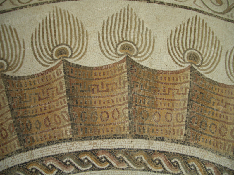 Mosaic, El Jem Museum, El Djem, Tunisia, 2009. Creator: Amanda Waite.