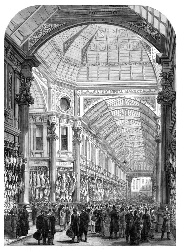 New Leadenhall Market: interior, 1881. Creator: Unknown.
