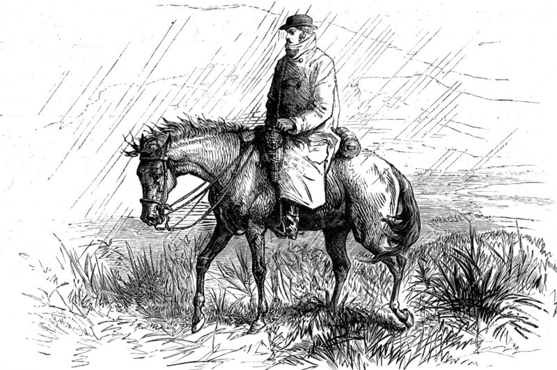 The Transvaal War: our special artist on his way to the front, 1881.  Creator: Unknown.