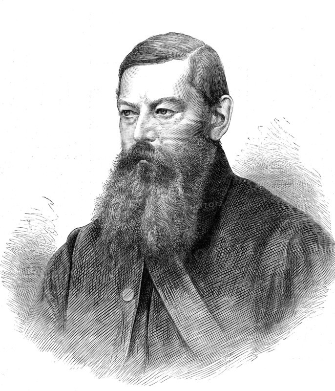 Mr. J. H. Brand, President of the Orange Free State, 1881.  Creator: Unknown.