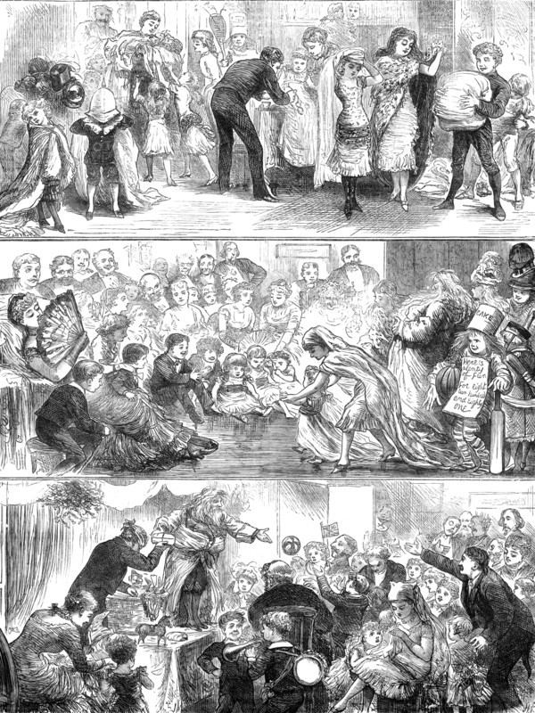 Domestic Theatricals - 1. The Dressing-Room; 2. The Stage; 3. The Last Act, 1881. Creator: Unknown.