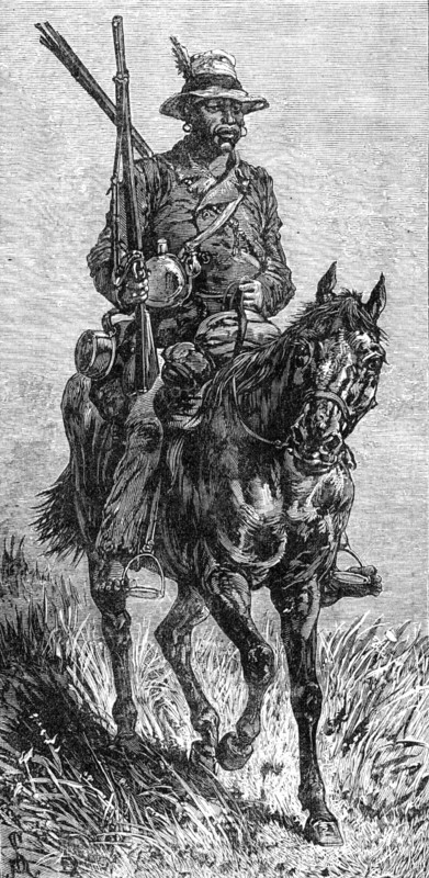 A Basuto scout, 1881. Creator: Unknown.