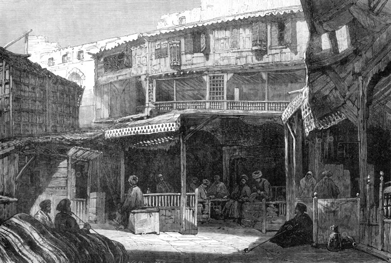 The Bazaar, Cairo, 1881. Creator: William James Palmer.