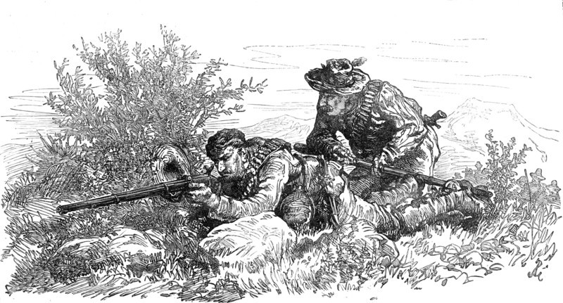 The War in the Transvaal: a Boer outpost, 1881. Creator: Unknown.