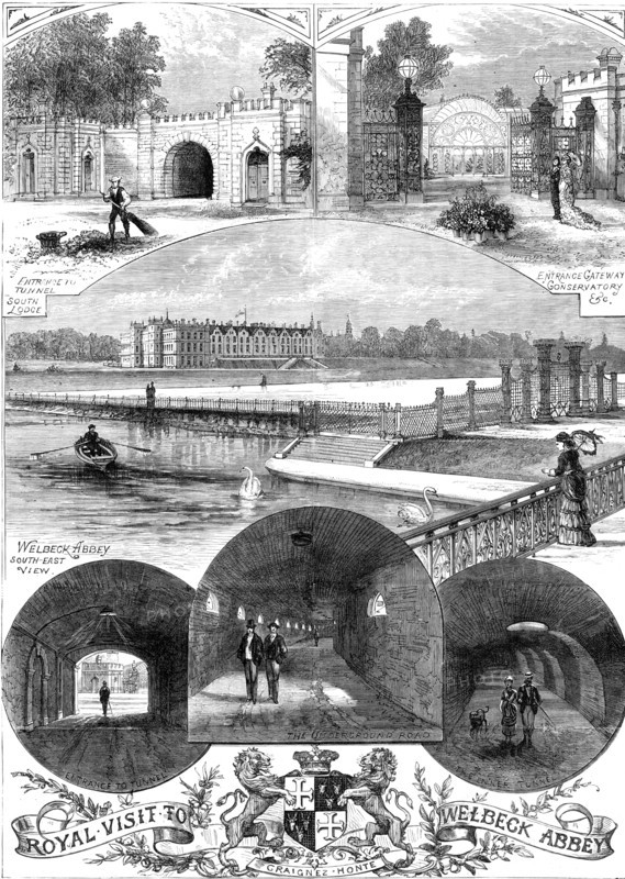 The Royal Visit to Welbeck Abbey, 1881. Creator: Unknown.