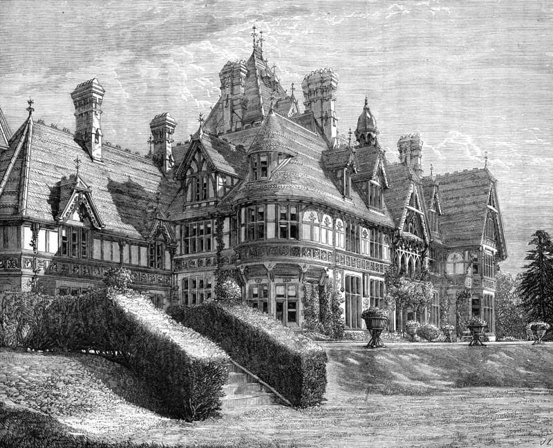 Farnborough Hill House, Hants., the new residence of the Empress Eugénie, 1881. Creator: Unknown.