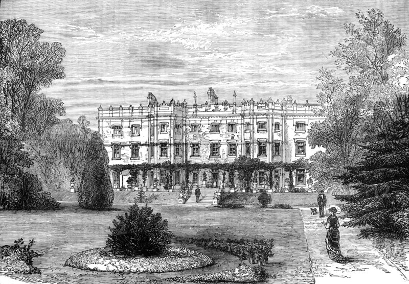 The late Lord Beaconsfield: Hughenden Manor, High Wycombe, the seat of Lord Beaconsfield, (1881). Creator: Unknown.