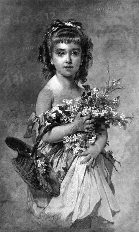 May Flowers, from a painting by Chaplin, 1881. Creator: Unknown.