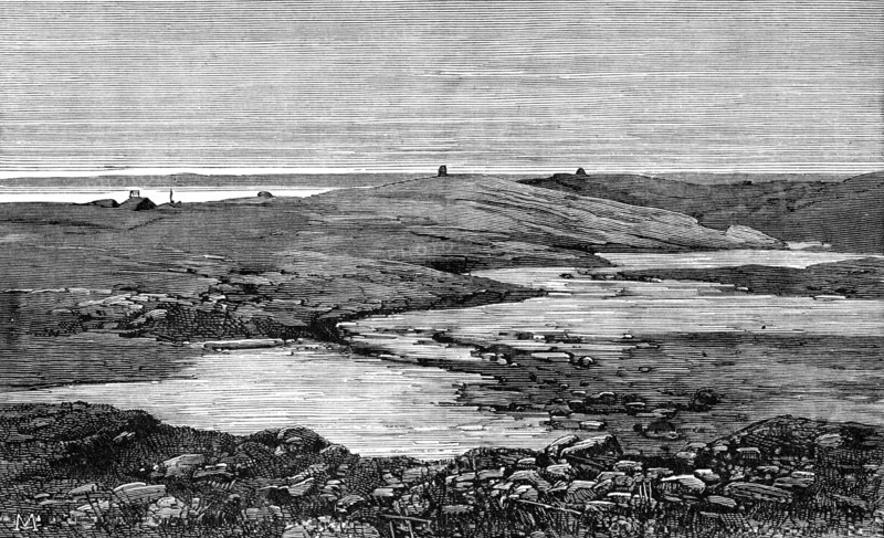 The American Franklin Search Expedition - view in summer, King William's Land, 1870, (1881). Creator: Unknown.