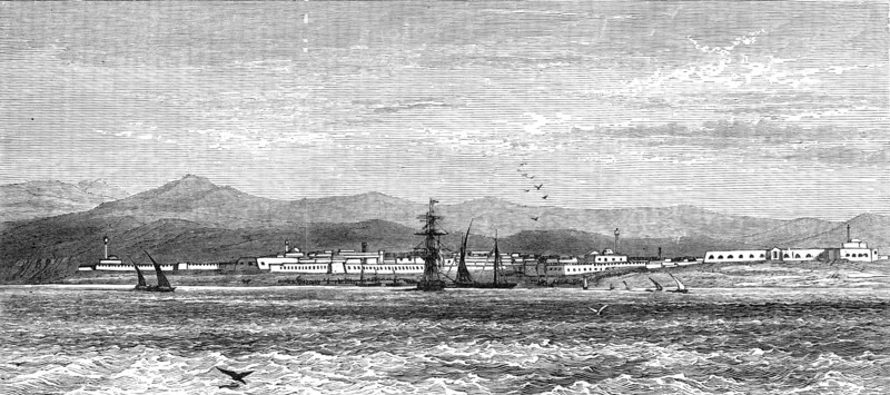 The French Occupation of Tunis: Biserta, Tunis, occupied by a French garrison, 1881. Creator: Unknown.