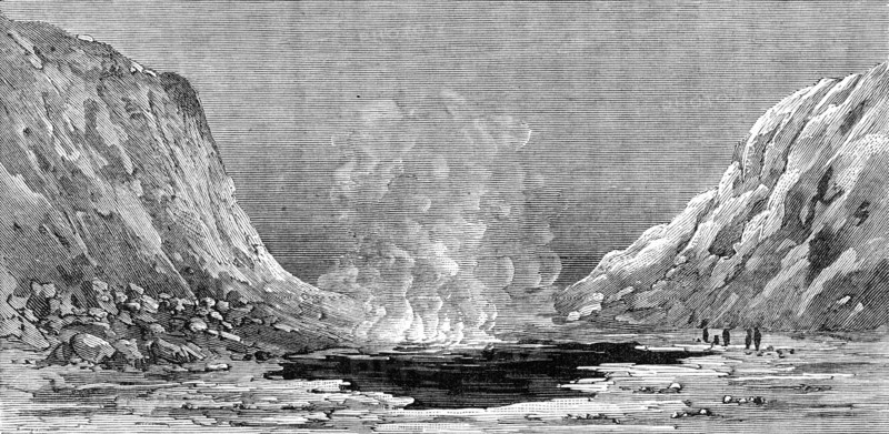 The American Franklin Search Expedition: open rapids, Back's River, 1881. Creator: Unknown.