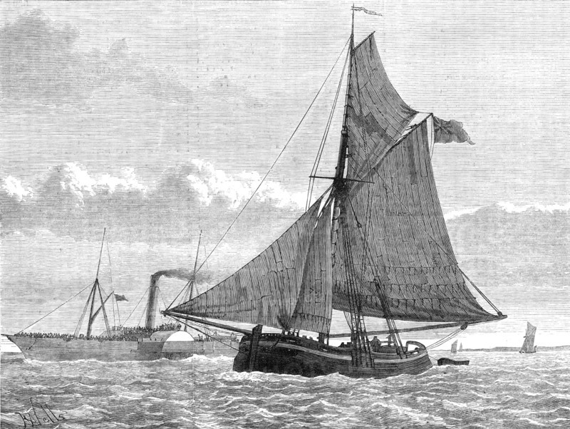 An "Old Margate Hoy", 1881. Creator: Unknown.