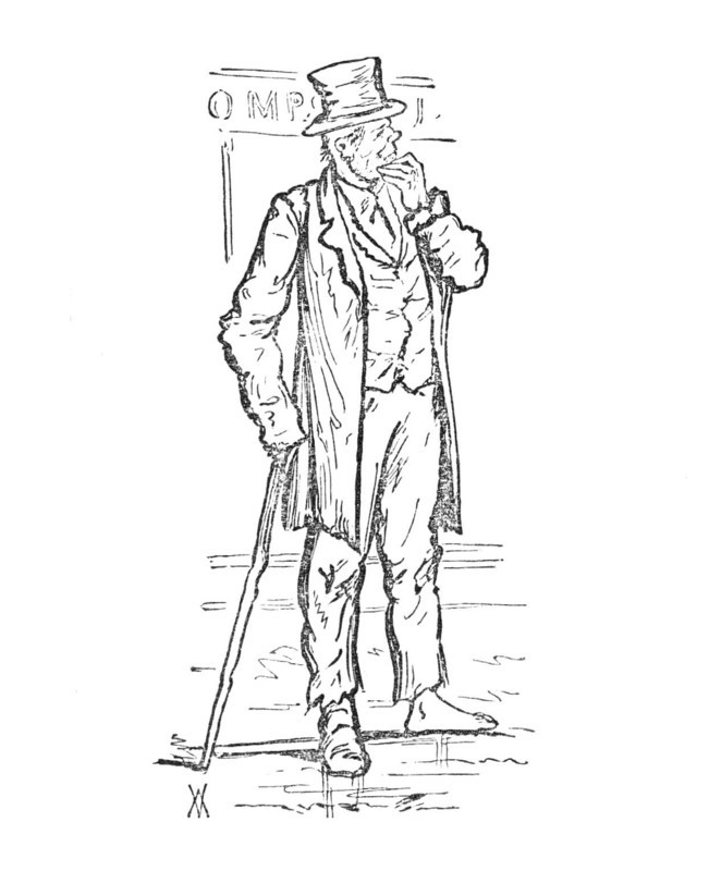 At the Galway Assizes: a "Souper", 1881. Creator: Wallis Mackay.