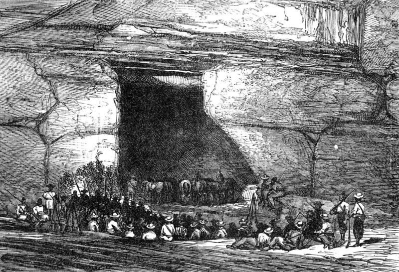 Litlasa's Cave, near Maseru, Basutoland, 1881. Creator: Unknown.