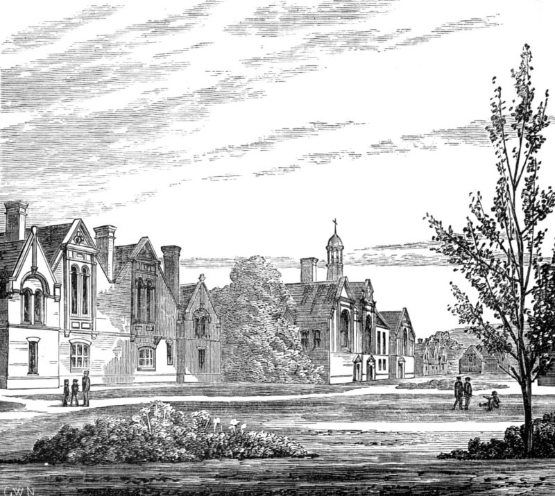 Home for Orphan Boys at Swanley, opened by the Prince and Princess of Wales, 1883. Creator: Unknown.