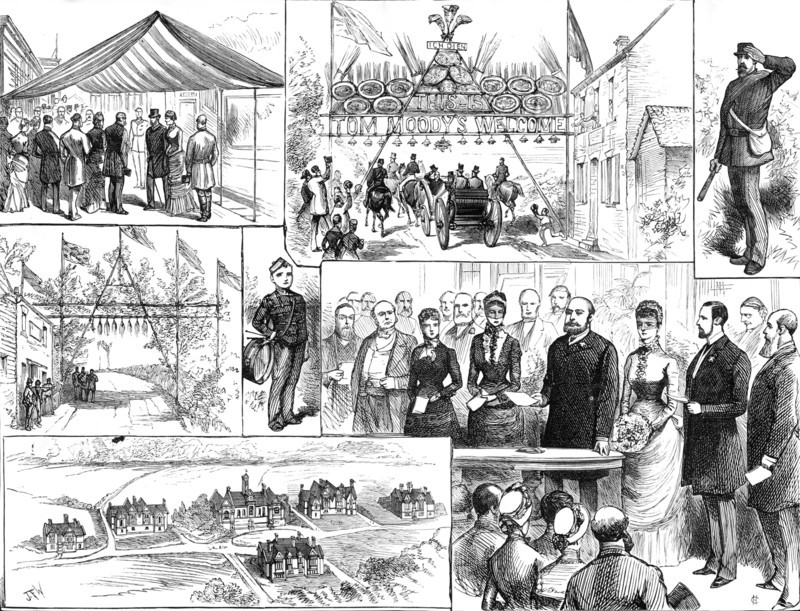 Opening of the Homes for Little Boys at Swanley by the Prince and Princess of Wales, 1883. Creator: Unknown.
