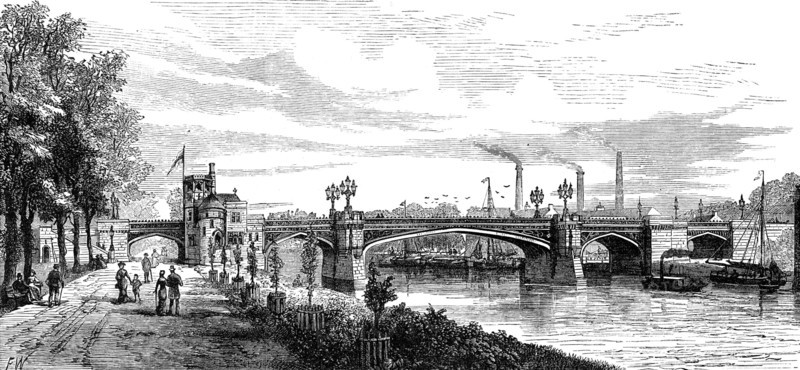 Skeldergate Bridge, York, 1881. Creator: Unknown.