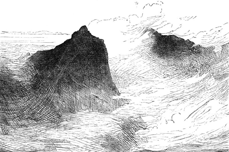Sketch of a picture in the Royal Academy Exhibition: Mountain Tops, J. M'Whirter, A.R.A., 1881. Creator: Unknown.
