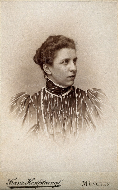 Augusta Flückiger, c1860s. Creator: Franz Seraph Hanfstaengl.