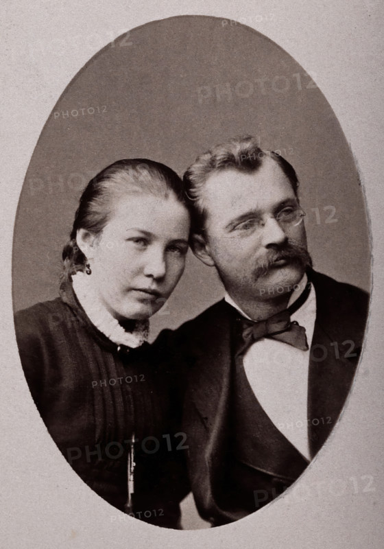 An unidentified couple, acquaintances of FB Power, c1900s. Creator: Paul Rosenow.