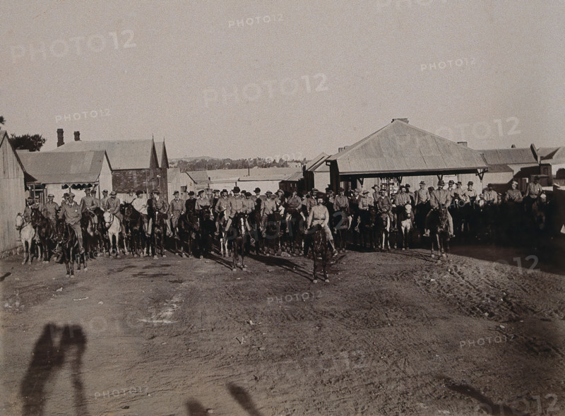 South Africa: the Bettington's Horse unit, 1896. Creator: Barnett.