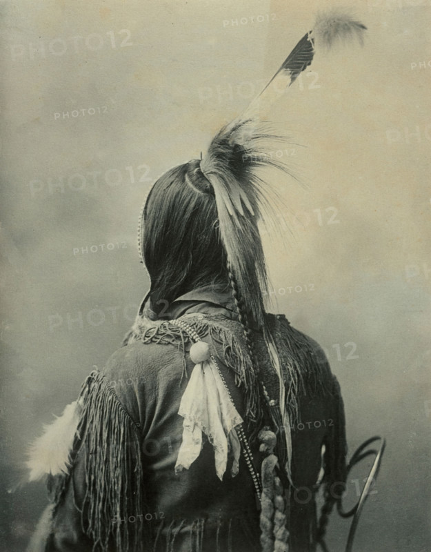 The back of an Omaha Indian, 1899. Creator: Frank A. Rinehart.