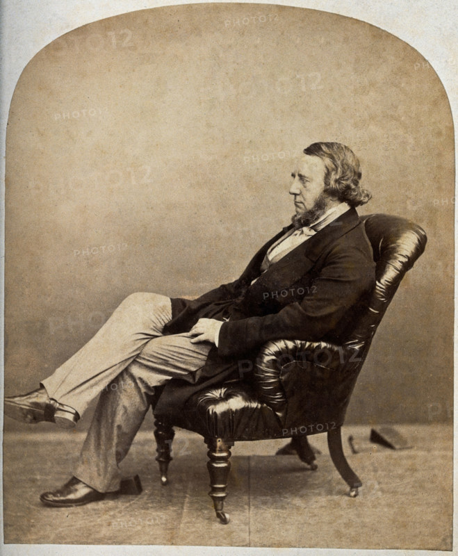 Richard Monckton Milnes, Lord Houghton. Creator: Unknown.