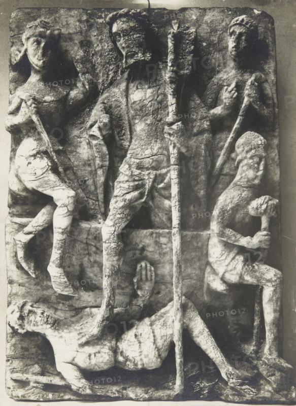 'The Resurrection of Christ', bas-relief, 1930-1939. Creator: Unknown.