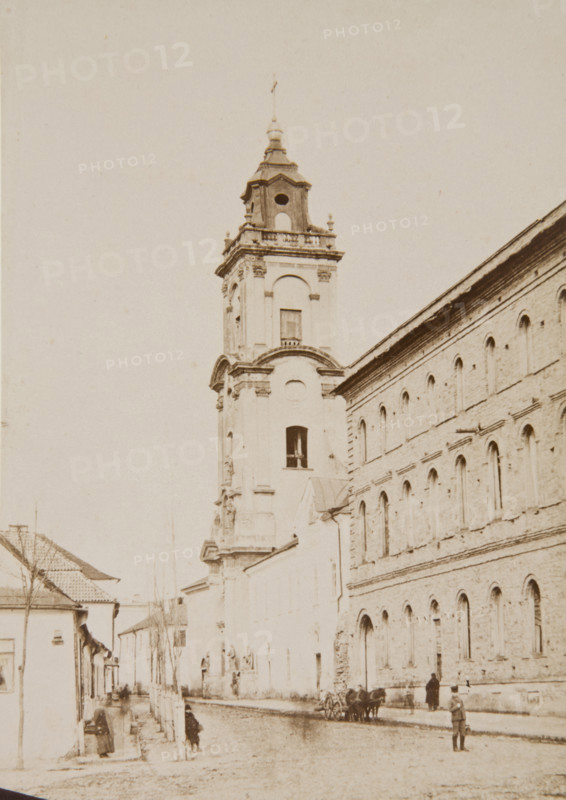 Church of St Nicholas and the Dominican monastery - western façade, Kamianets-Podilskyi, 1895-1905. Creator: Unknown.