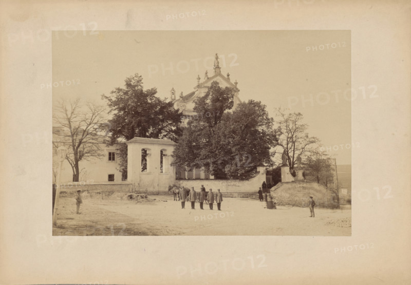 Church of the Holy Trinity and Tinitarian Monastery - general view, Kamianets-Podilskyi, 1890-1900. Creator: Unknown.