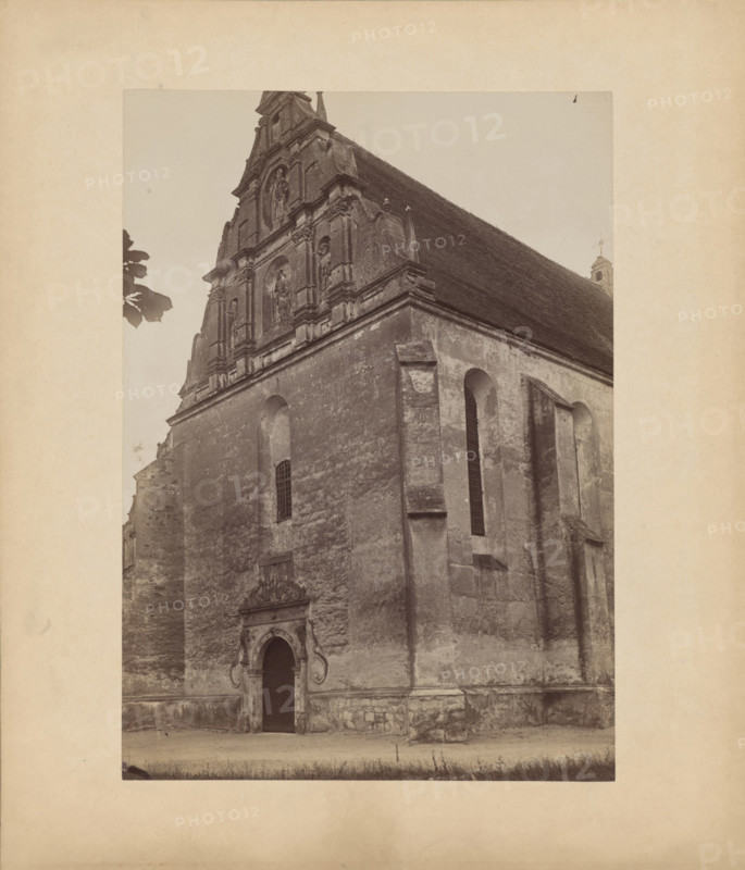 Church of the Holy Trinity - fragment of the body seen from the south-west, Nowy Korczyn, 1895-1905. Creator: Unknown.