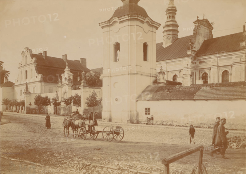 Church of Michael the Archangel with its surroundings..., Sandomierz, between 1900-05. Creator: Unknown.